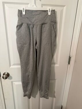 Old Navy Heather Gray High-Waist Jogger Pants